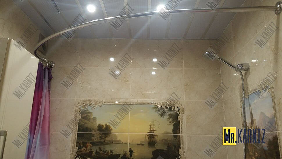 Карниз для ванны Excellent Crystal 150х95 Усиленный 20 мм MrKARNIZ фото 9