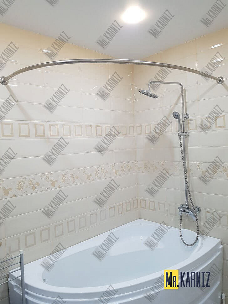 Карниз для ванны Excellent Crystal 150х95 Усиленный 20 мм MrKARNIZ фото 16