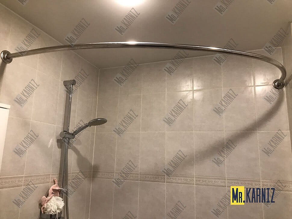 Карниз для ванны Alex Baitler Orta Угловой 150х90 Усиленный 25 мм MrKARNIZ фото 9