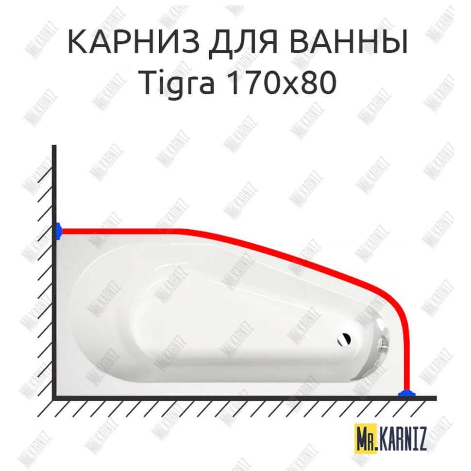 Карниз для ванны Alpen Tigra 170х80 Усиленный 20 мм MrKARNIZ Карниз для ванны Alpen Tigra 170х80 Усиленный 20 мм MrKARNIZ